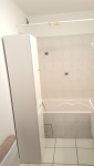 AVANT baignoire à remplacer par une douche