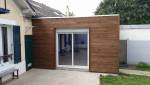 Extension ossature bois couvertine blanche (91)