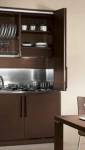 Cuisine pour studio, intégrée dans un placard