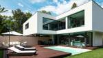 Terrasse de piscine en bois