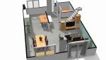 Projection 3D du projet
