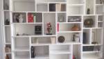 Mur décoratif bibliothèque sur mesure