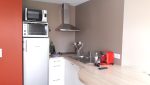 Kitchenette avec retour bar pour déjeuner