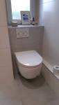 Toilettes suspendus à Huningue