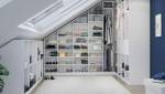Dressing dans les combles