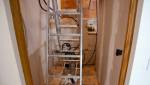 Reconstruction de l'espace WC et de l'escalier bois