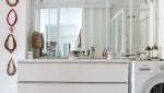 meuble de salle de bain rénovée