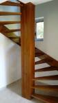 escalier bois gain de place pour montée aux combles