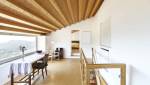 Isolation combles panneaux OSB et laine de verre -