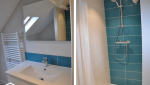Salle de bain avec douche