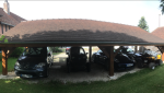Carport en tuiles