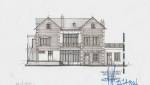 Dessin Architecte Façade extension rénovation La Maison des Travaux Rouen