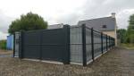 Portail aluminium et clôture à Cherrueix