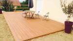Création d'une terrasse en bois composite à Chessy (77)