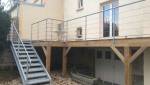 Installation d'une terrasse en bois (Caen 14000)