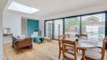 Salon - Extension de 60 m² à Vertou avec piscine