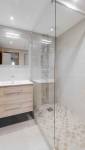 Rénovation terminée – Salle d’eau avec douche à l’italienne carrelée