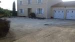 Cour pendant travaux