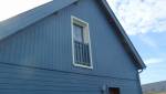 Réalisation d'une agrandissement de maison en bleu à Caen