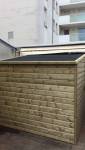Création d'une abri de jardin en bois à Deauville