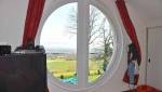 Fenêtre oeil de boeuf en PVC