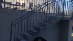 Réalisation d'un escalier en béton à Chessy (77)