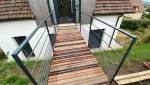 Création d'une passerelle en bois à Deauville