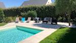 Aménagement d'un piscine extérieure à Trouville
