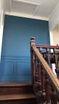 rénovation pan de mur coloré