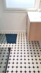 carrelage grés cérame damier vintage