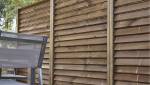 Brise vues en bois façon persiennes