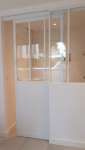 Verrière d'atelier blanche