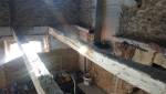 Isolation et plancher autoporté à Bourseul (avant travaux : focus solives)