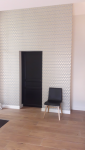 Papier peint décoratif dans l'entrée 