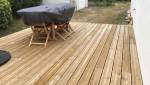 Création d'une terrasse en bois sur plots