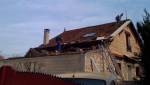 La toiture en travaux