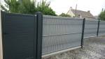 Portail aluminium et clôture à Cherrueix