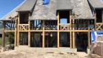 Rénovation de la façade d'une maison à Deauville