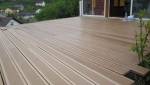 Installation d'une terrasse en bois composite à Barentin (76) 