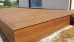 Terrasse en bois exotique Près de Saintes