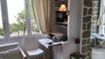 Tablette coulissante en position ouverte
