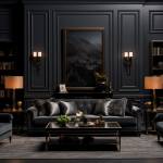 décoration maison en noir