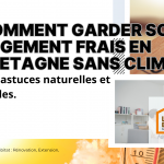 Gardez votre logement frais à Quimper sans clim grâce aux conseils de nos courtiers pour une maison saine et économe en énergie.