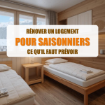  logement saisonniers Tarentaise, rénovation logement montagne Savoie, aménagement appartement saisonniers Haute-Tarentaise