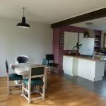 Ouverture de cuisine sur le séjour avec rupture de revêtement de sol - Guilherand-Granges 07