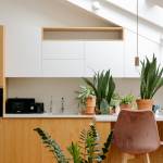 Agrandissement de maison avec puits de lumière pour la cuisine