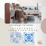 Terrasse carrelée 
