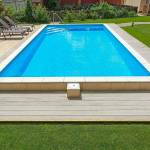 piscine semi enterrée béton