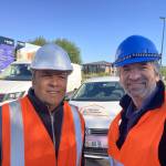 Visite d'un chantier d'un futur partenaire La Maison Des Travaux Marcq-en-Baroeul 