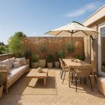 Aménagement d'un terrasse de 12m2